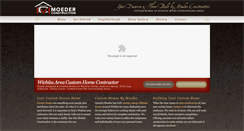 Desktop Screenshot of moedercustomhomes.com